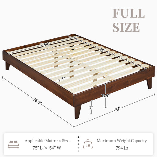 Yaheetech Wooden Bed Frame