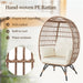 PE Rattan Egg-shaped Chair