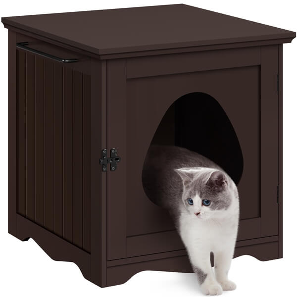 Yaheetech Enclosed Litter Box