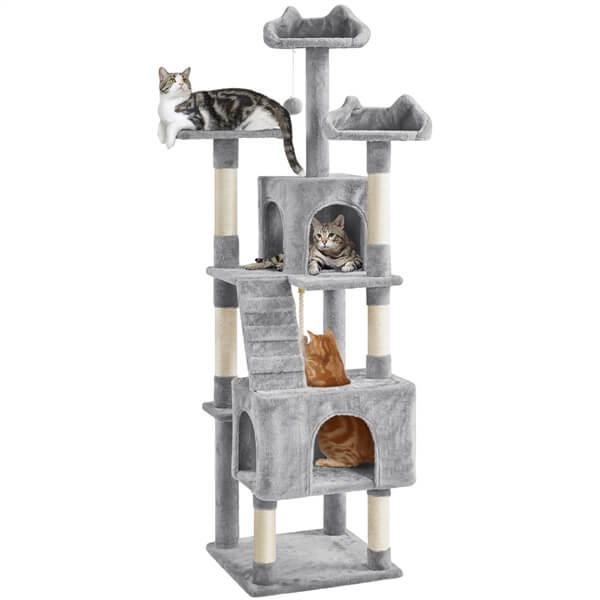 Yaheetech XL 72in Multi-Level Cat Tree with Sisal Posts — sustainable Eco-Friendly Gear product review