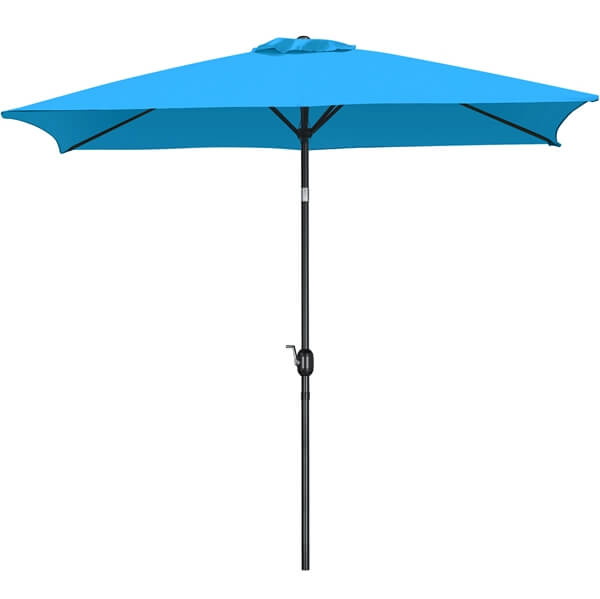 Yaheetech 6.5x10FT Rectangular Outdoor Patio Umbrella