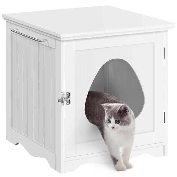 Yaheetech Enclosed Litter Box