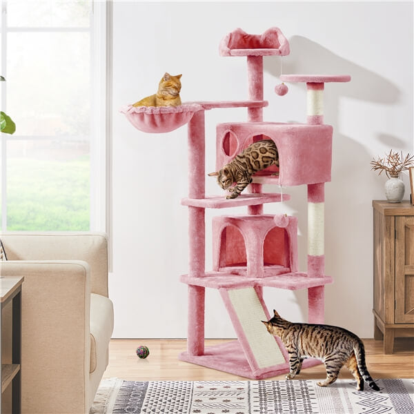 ❁aya❁ Yaheetech Kitten Tree Tower 57''H — yaheetech.shop