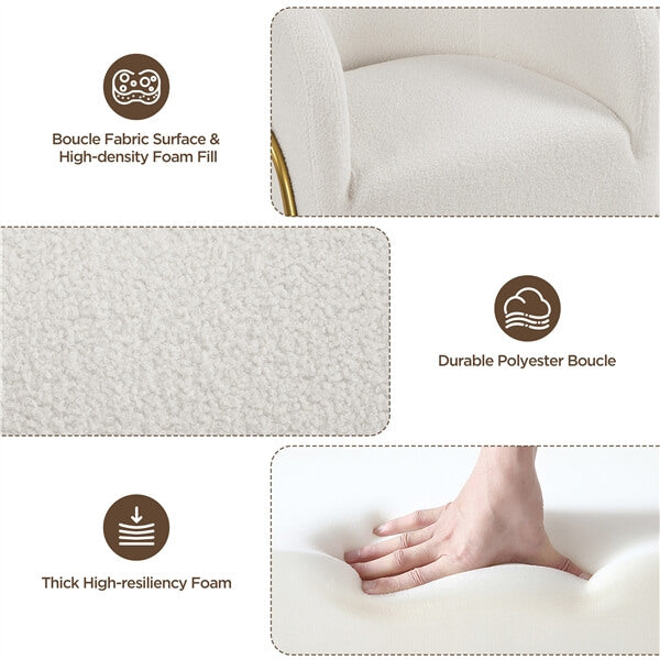 oversize chair with ottoman