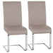 yaheetech brown dining chair