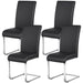 yaheetech black dining chair