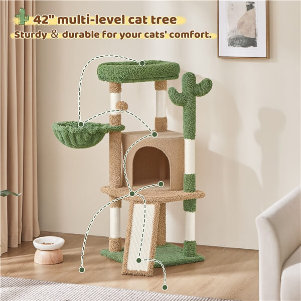 Yaheetech 42″ H Cactus Cat Tree — yaheetech.shop