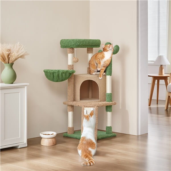 Yaheetech 42″ H Cactus Cat Tree —
