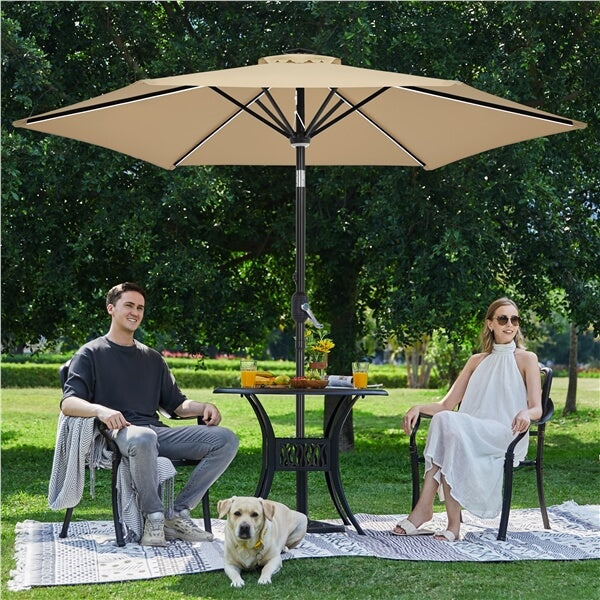 offset solar umbrella