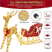 light up reindeer outdoor