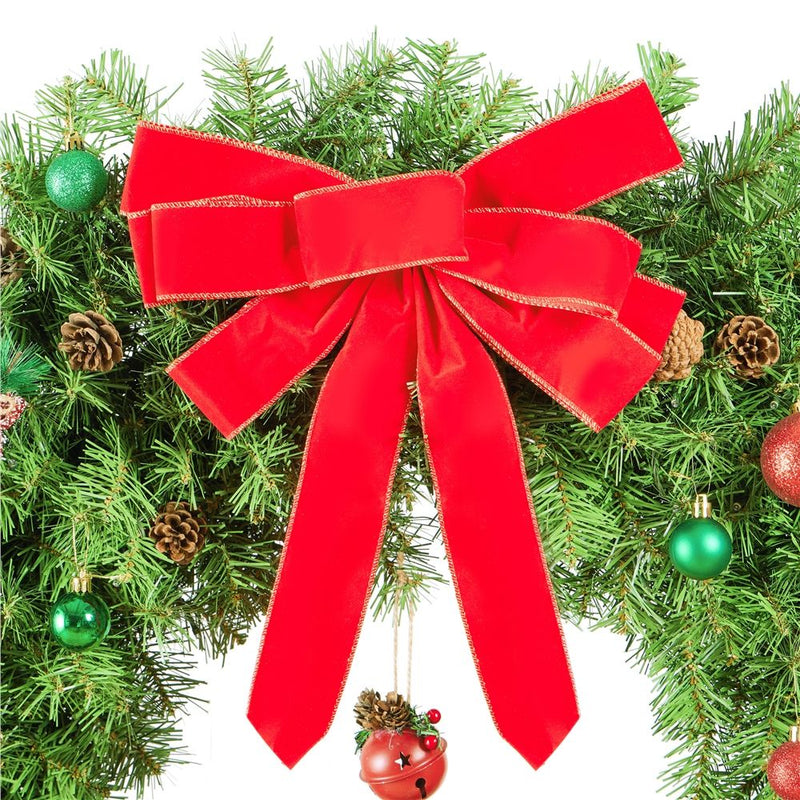 Yaheetech 30in Pre-lit Artificial Christmas Wreath