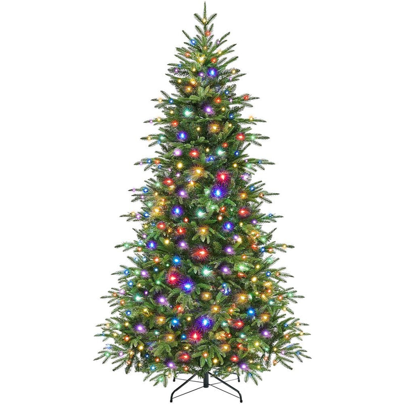 Yaheetech 6/7.5FT Pre-lit Artificial Christmas Tree