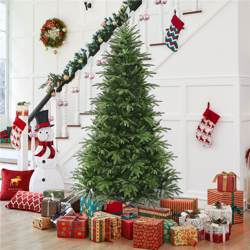 Yaheetech 6/7.5FT Pre-lit Artificial Christmas Tree