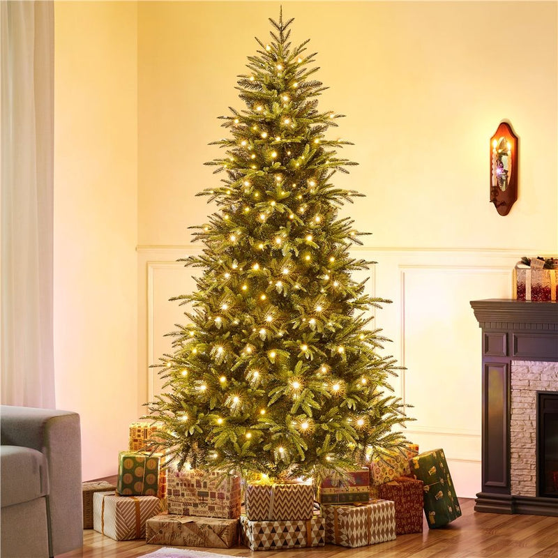 Yaheetech 6/7.5FT Pre-lit Artificial Christmas Tree