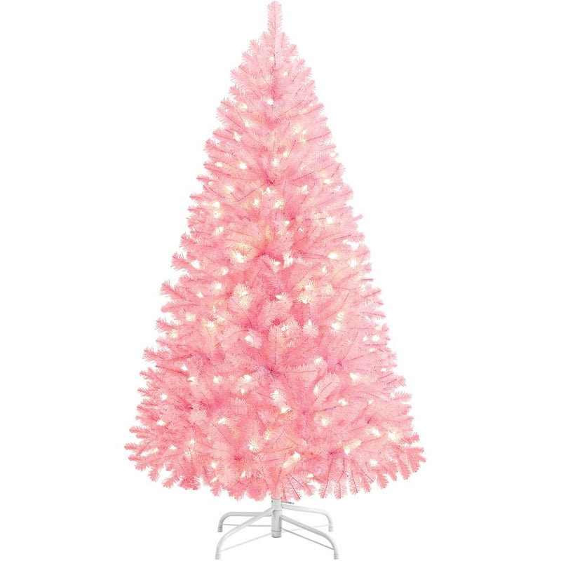 Yaheetech 4.5FT Pre-lit Artificial Christmas Tree
