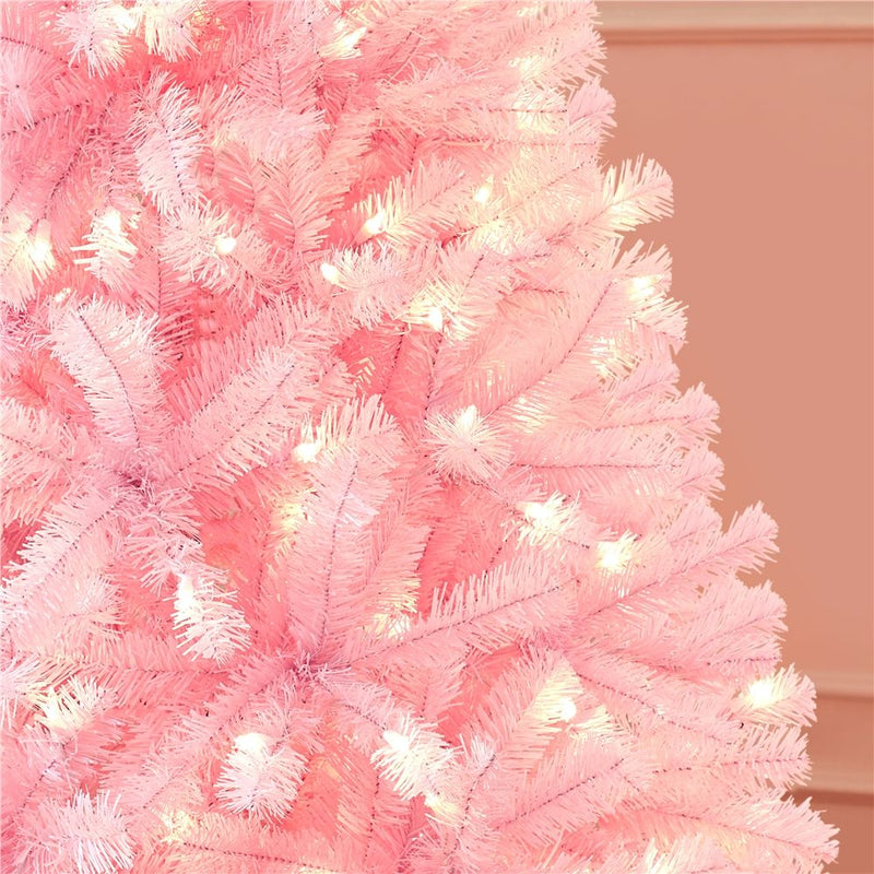 Yaheetech 4.5FT Pre-lit Artificial Christmas Tree