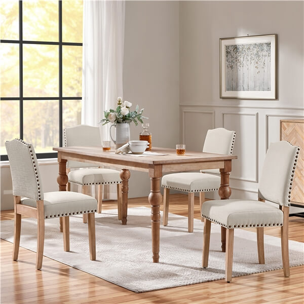 Yaheetech Dining Chairs Set of 4 Dining Room Chair
