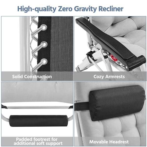 Yaheetech 29in Zero Gravity Recliner — yaheetech.shop