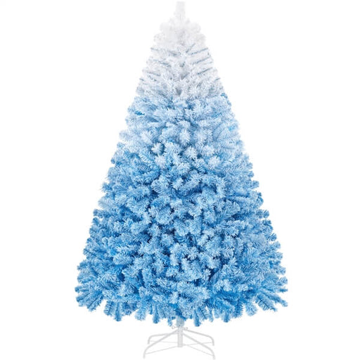 flocked artificial christmas tree