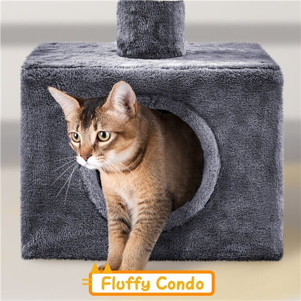 Yaheetech Floor to Ceiling Cat Tower for Large Cats