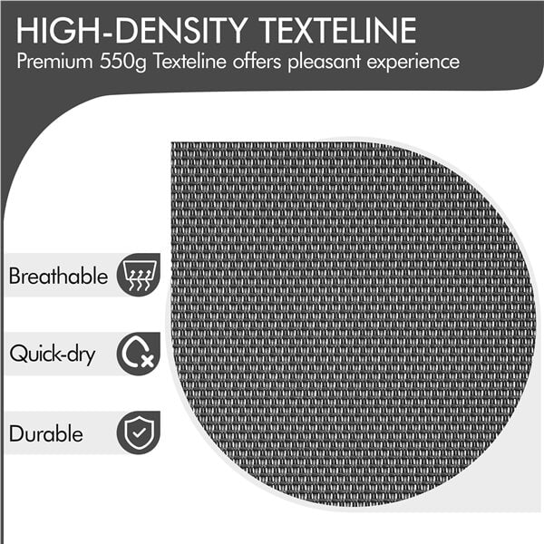 Yaheetech Patio Folding Dining Chairs Set of 2