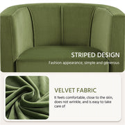 blue velvet accent chair