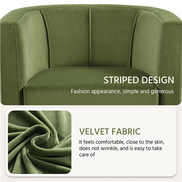 blue velvet accent chair