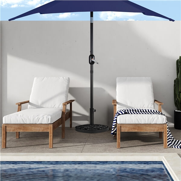 half patio umbrella Yaheetech All Weather Umbrella Base for Half Patio Umbrella — yaheetech.shop