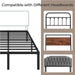 metal platform bed frame king