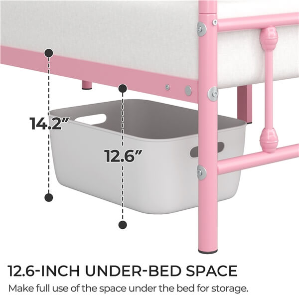 Yaheetech Twin Size Platform Bed