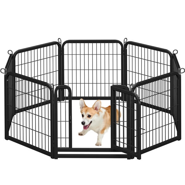Puppyページです。 Yaheetech 24 inch 8 Panels Dog Pen Indoor Heavy Duty Puppy