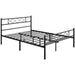 steel bed frame king