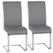 yaheetech gray dining chair