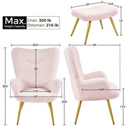 mid century wood accent chair