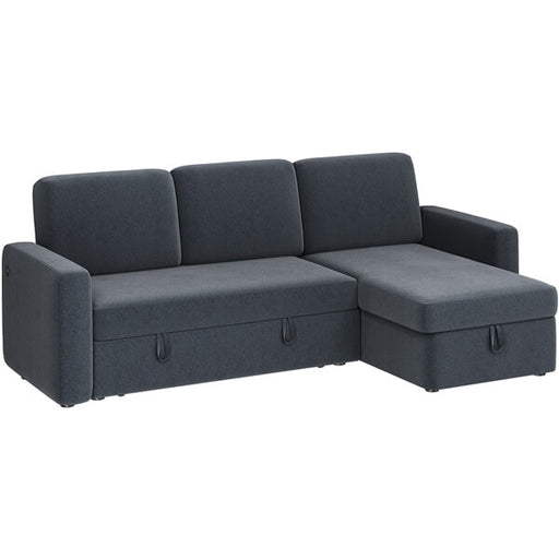 l shaped couch with pull out bed