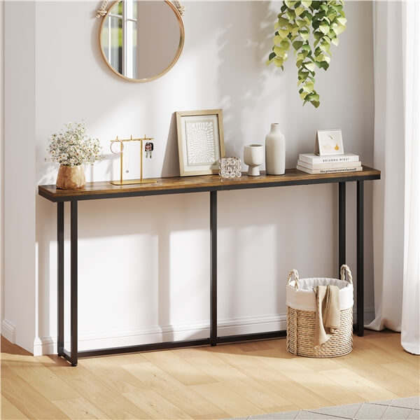 Yaheetech 71 Inch Extra Long Entryway Sofa Table for Behind Couch