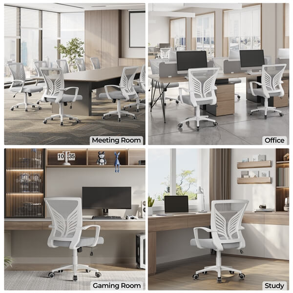 Yaheetech 2pcs Mesh Office Chairs