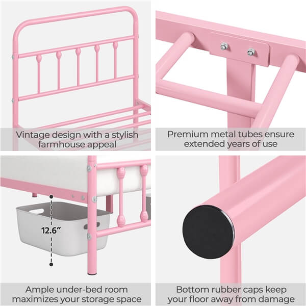 Yaheetech Twin Size Platform Bed