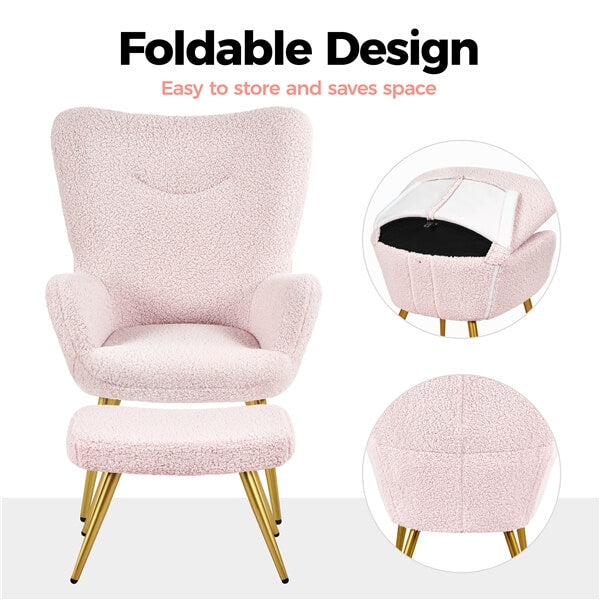 green mid century accent chair