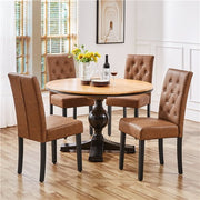 green dining chairs