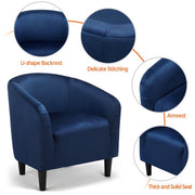leather club armchair