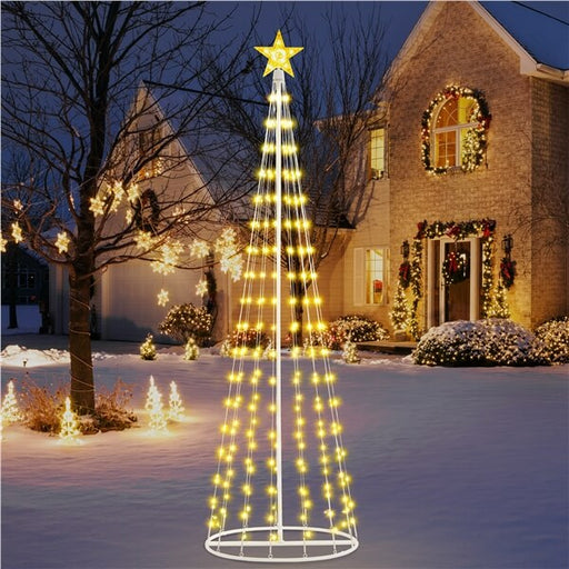 lighted cone tree