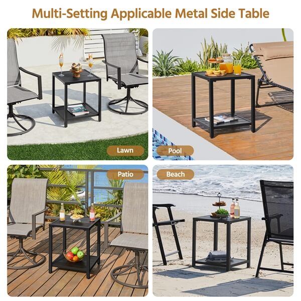 Yaheetech Outdoor Side Table