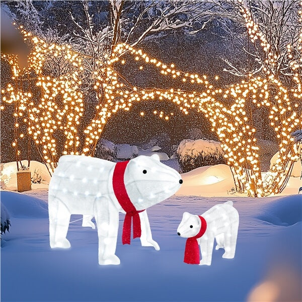 polar bear christmas tree decorations