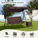 3 seat patio swing chair