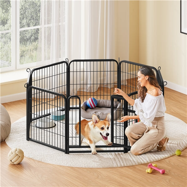 Puppyページです。 Yaheetech 24 inch 8 Panels Dog Pen Indoor Heavy Duty Puppy