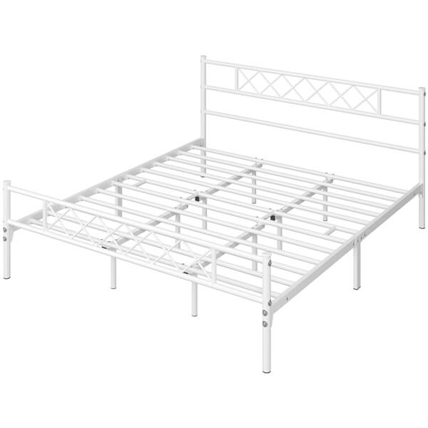 queen bed frame metal platform