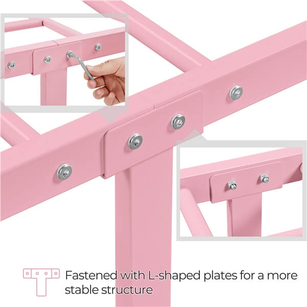 Yaheetech Twin Size Platform Bed