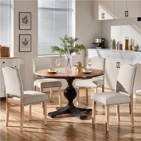 Yaheetech Dining Chairs Set of 4 Dining Room Chair
