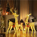 3 piece fantasleigh led deer family